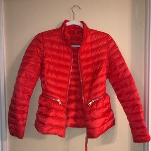 Red Moncler Lightweight Jacket